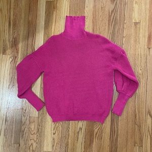 Zenana puff sleeve sweater